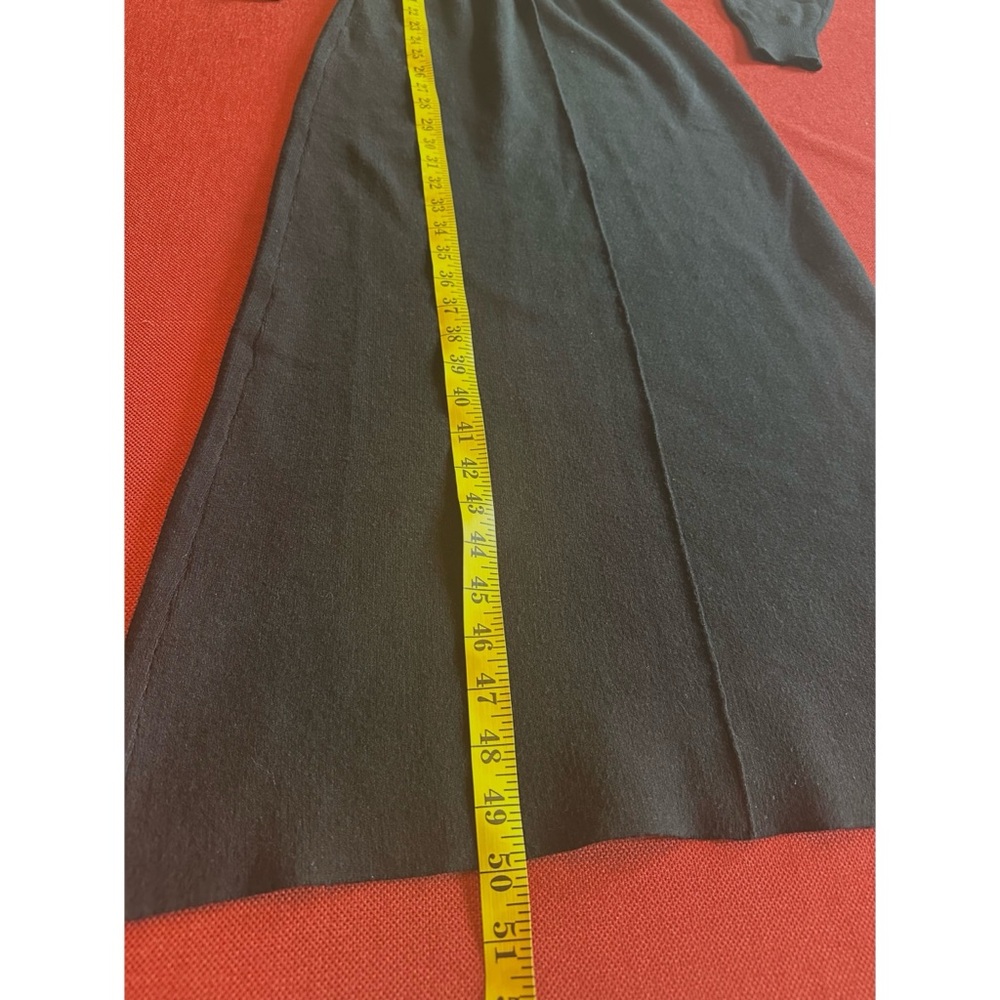 Zara Black Knit Turtleneck Midi Dress, NWOT, S - Picture 13 of 16